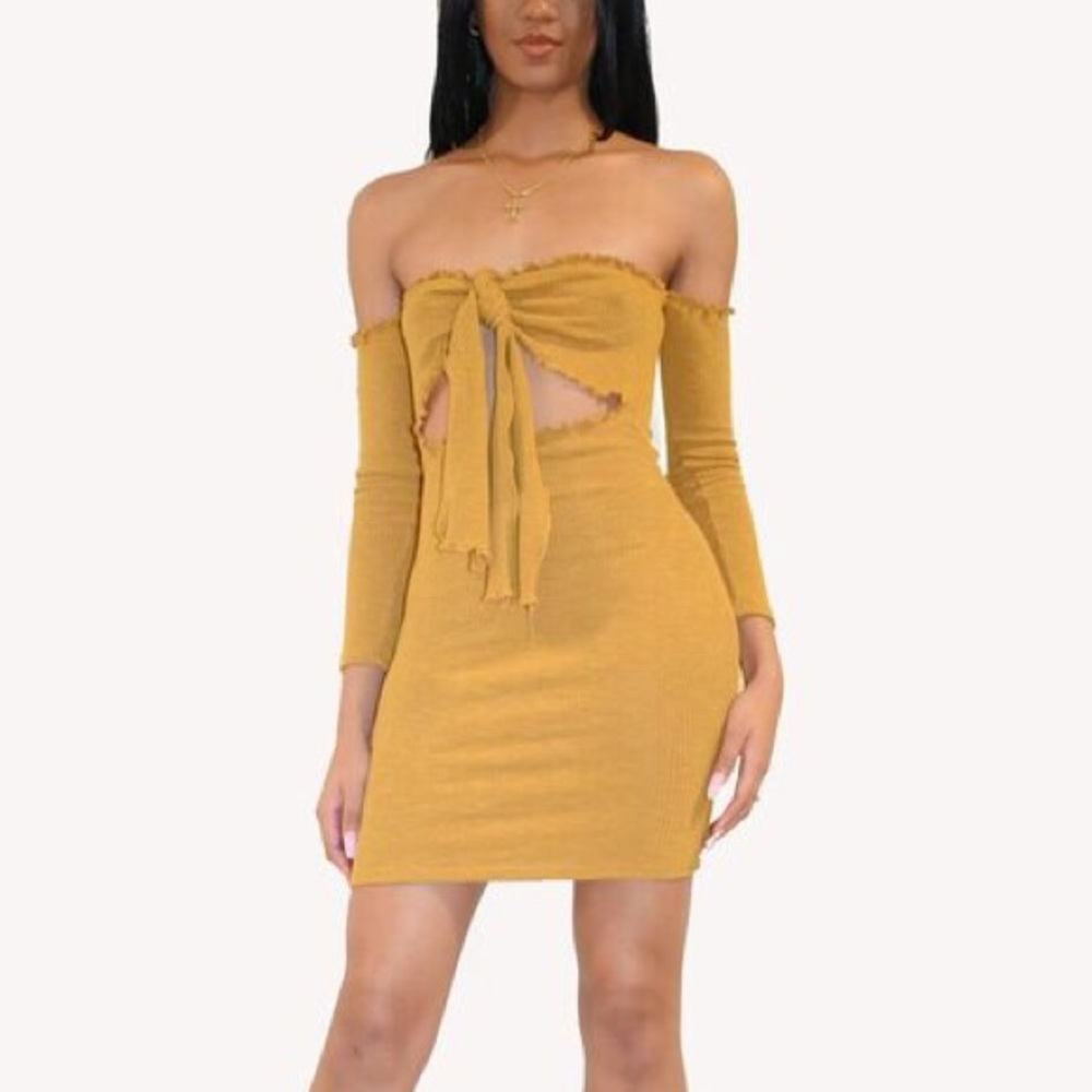 Miriam Dress- Mustard